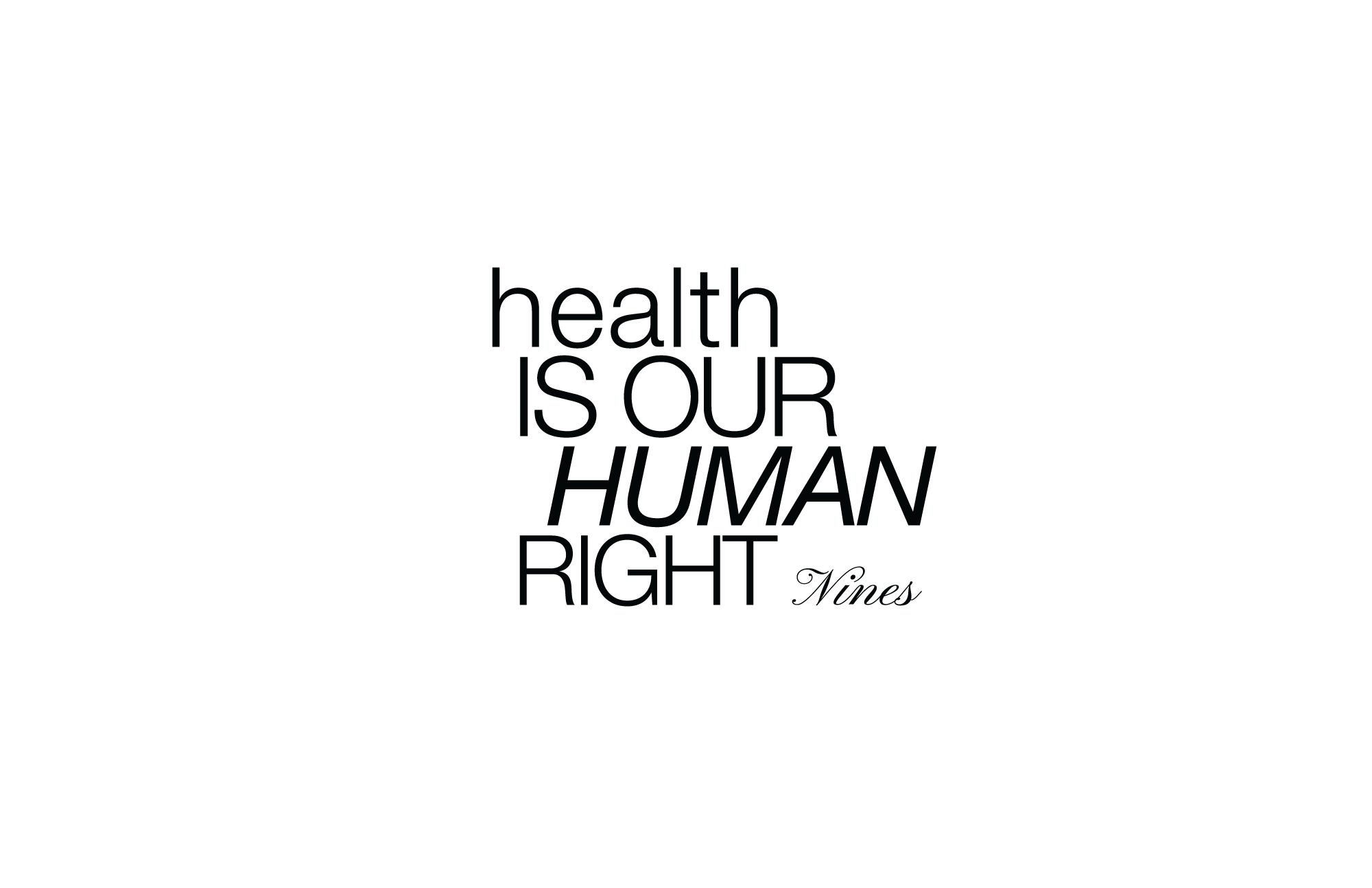 Health is our human right